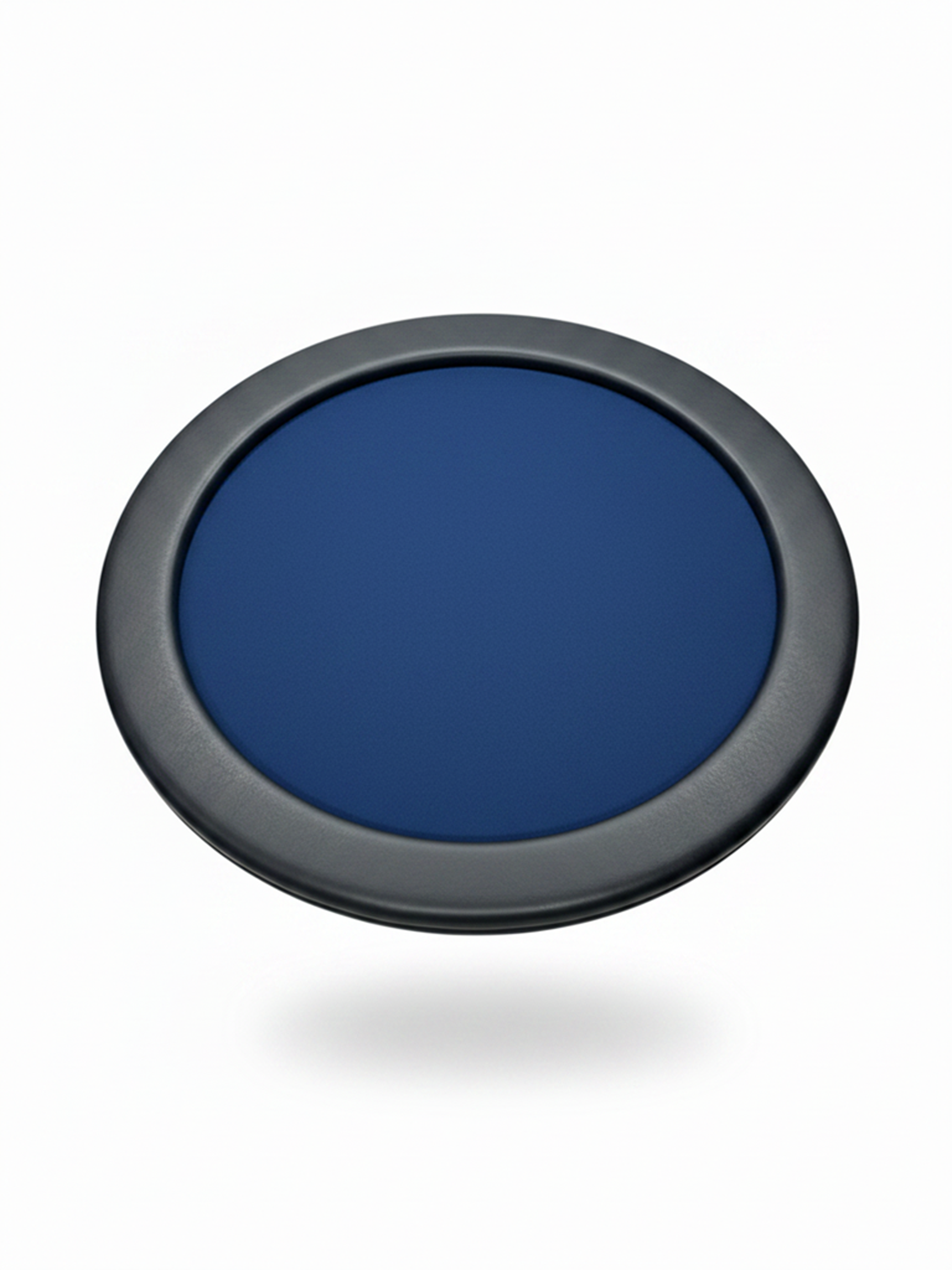 Round Maple Black/Blue Poker Table